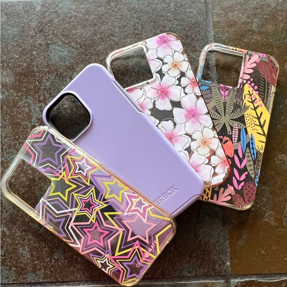 APPLE IPHONE 13 PRO MAX SET/4 COLORFUL PROTECTED 10FT DROP CASES MINT!